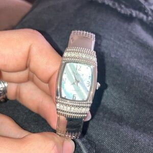 Studio Silver Watch with Crystal Accents